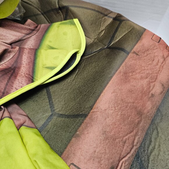 New Child Teenage Mutant Ninja Turtle Costume Boy L 12-14 Rubies Michelangelo - Picture 12 of 15